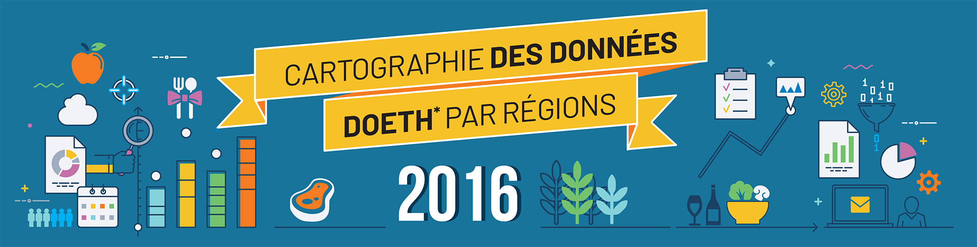 Cartographie des données DOETH* par régions 2016